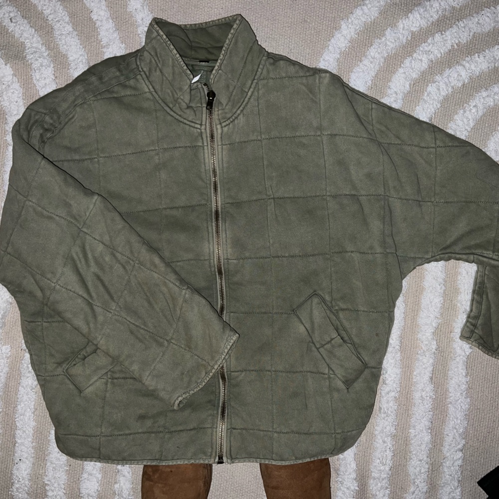 Free People - Dolman Quilted Knit Jacket